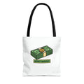 Money Mindset Tote Bag — Cash Stack Graphic Eco Shopper