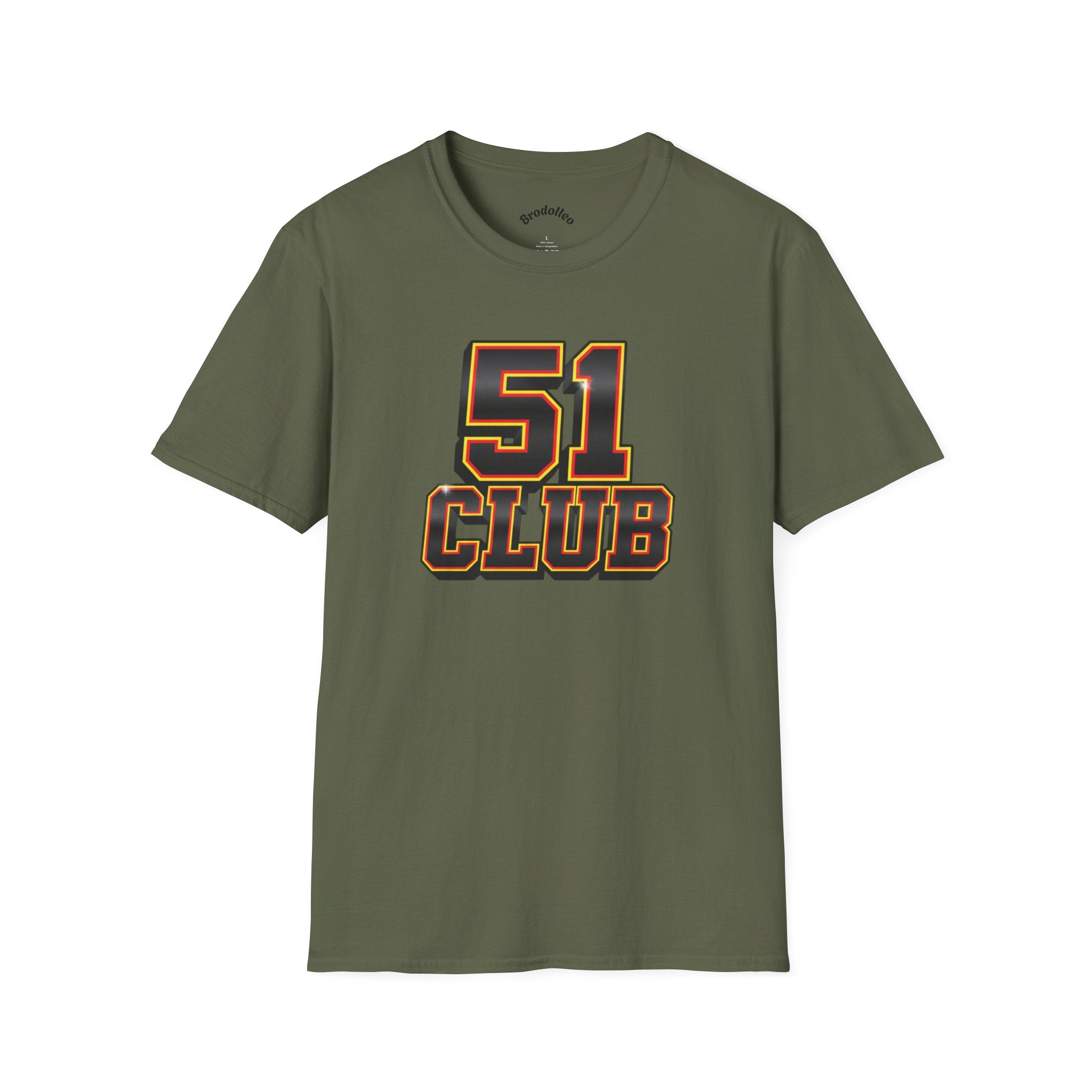 51 Club T‑Shirt — Vintage Collegiate Number Graphic Tee