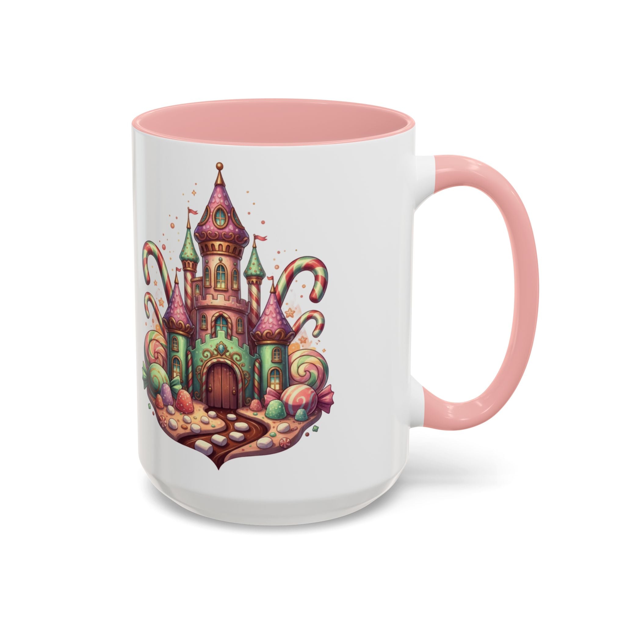 Candy Castle Coffee Mug — Whimsical Sweet Shoppe Accent Mug (11/15 oz)