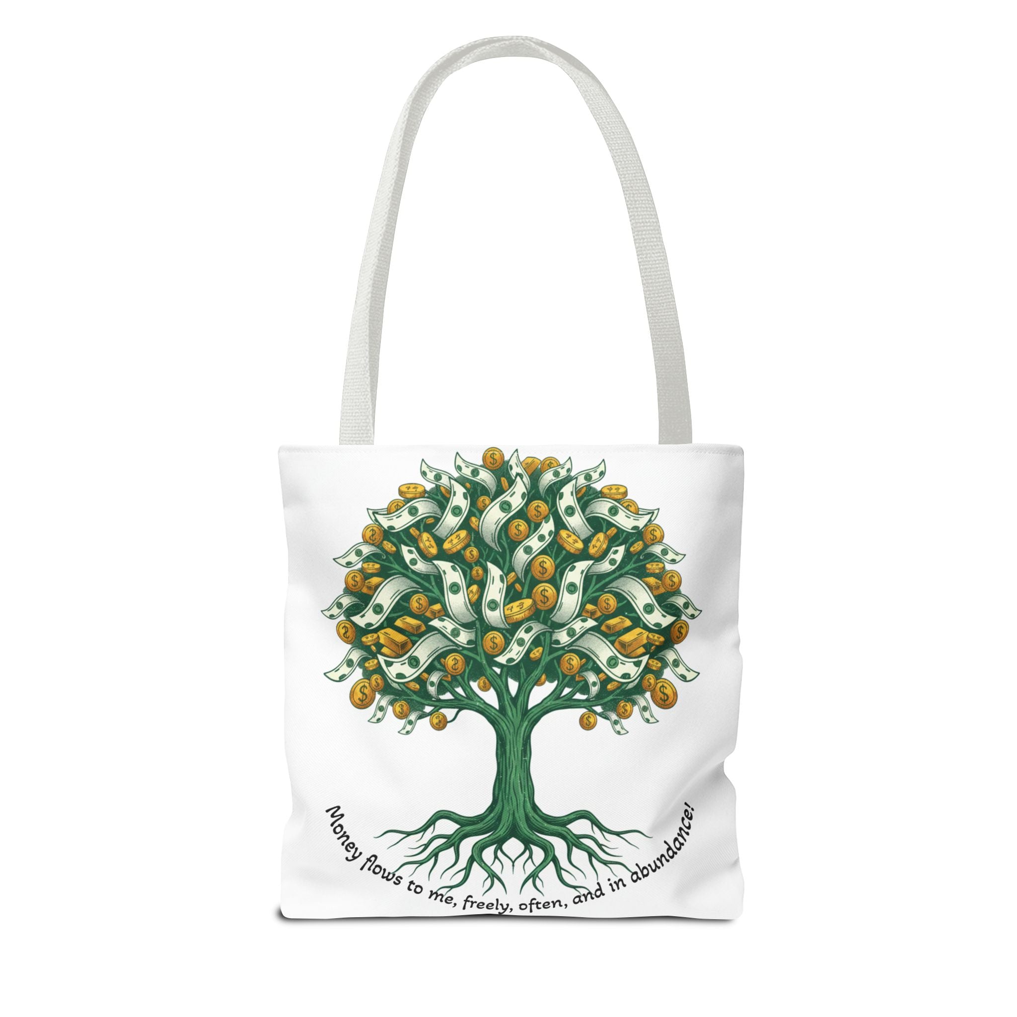 Money Tree Tote Bag — Illustrated Cash Tree Eco Shopper