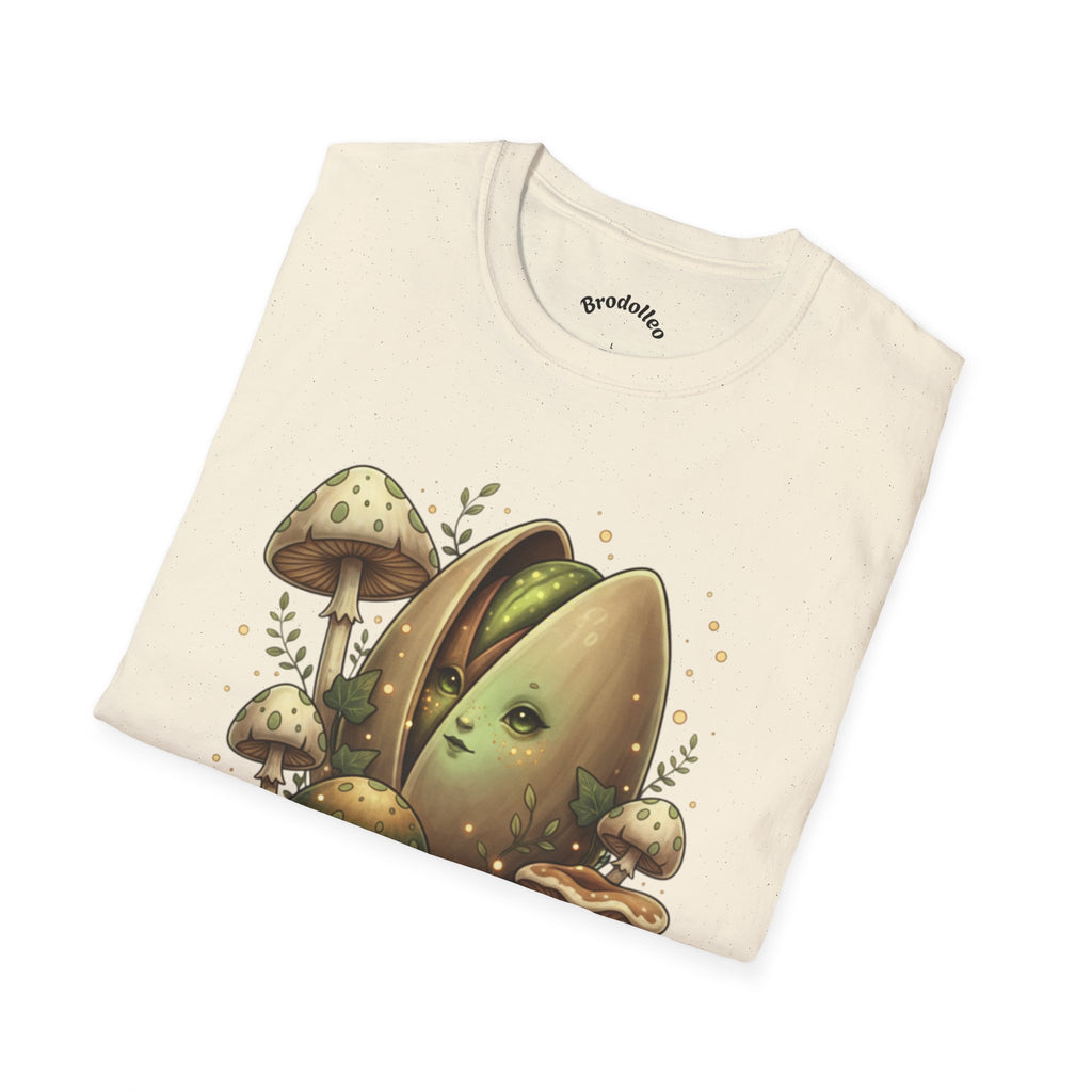 Mushroom Hatchling Tee — Cute Fantasy Fungi Graphic T-Shirt