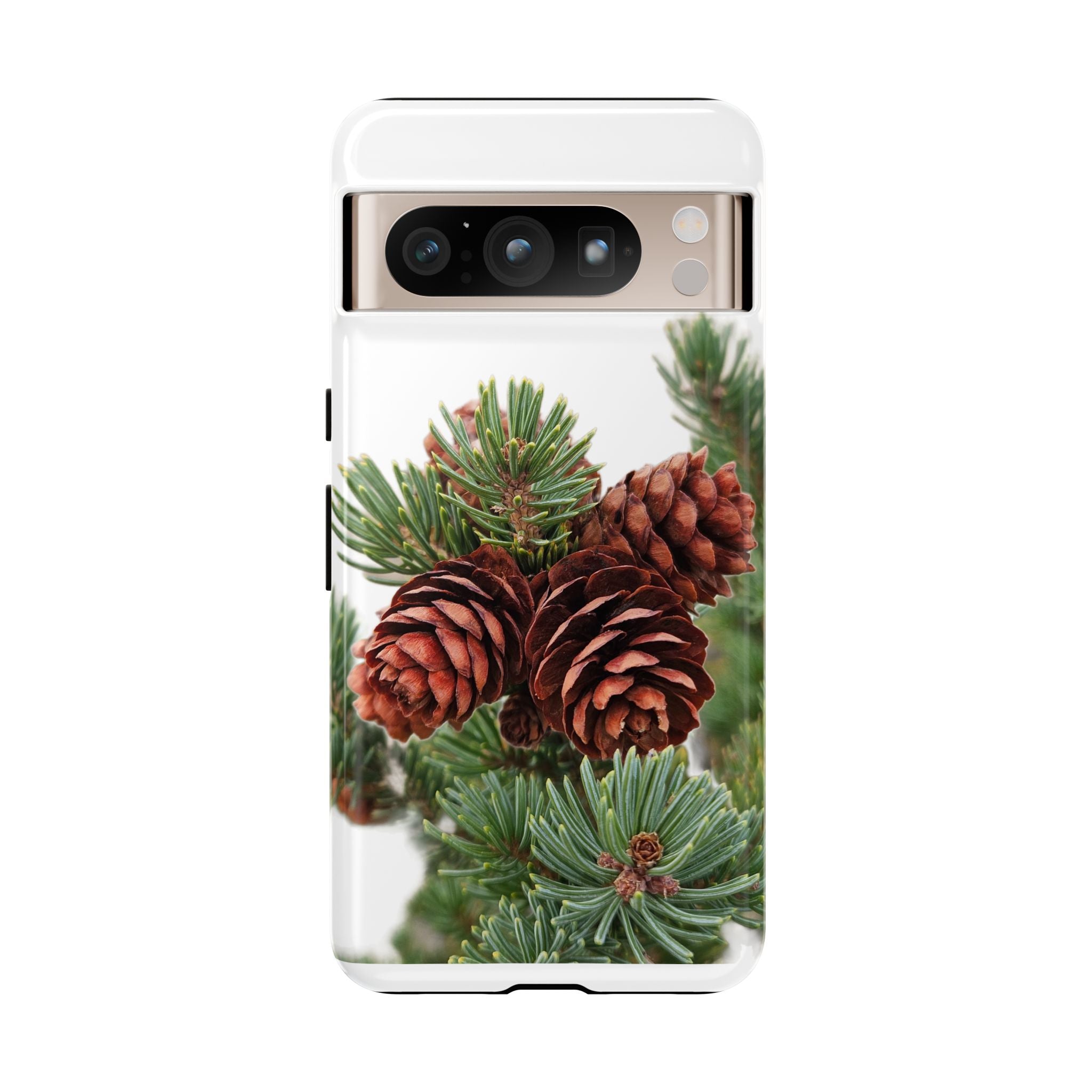 Pinecone Tough Phone Case — Protective Botanical Phone Cover