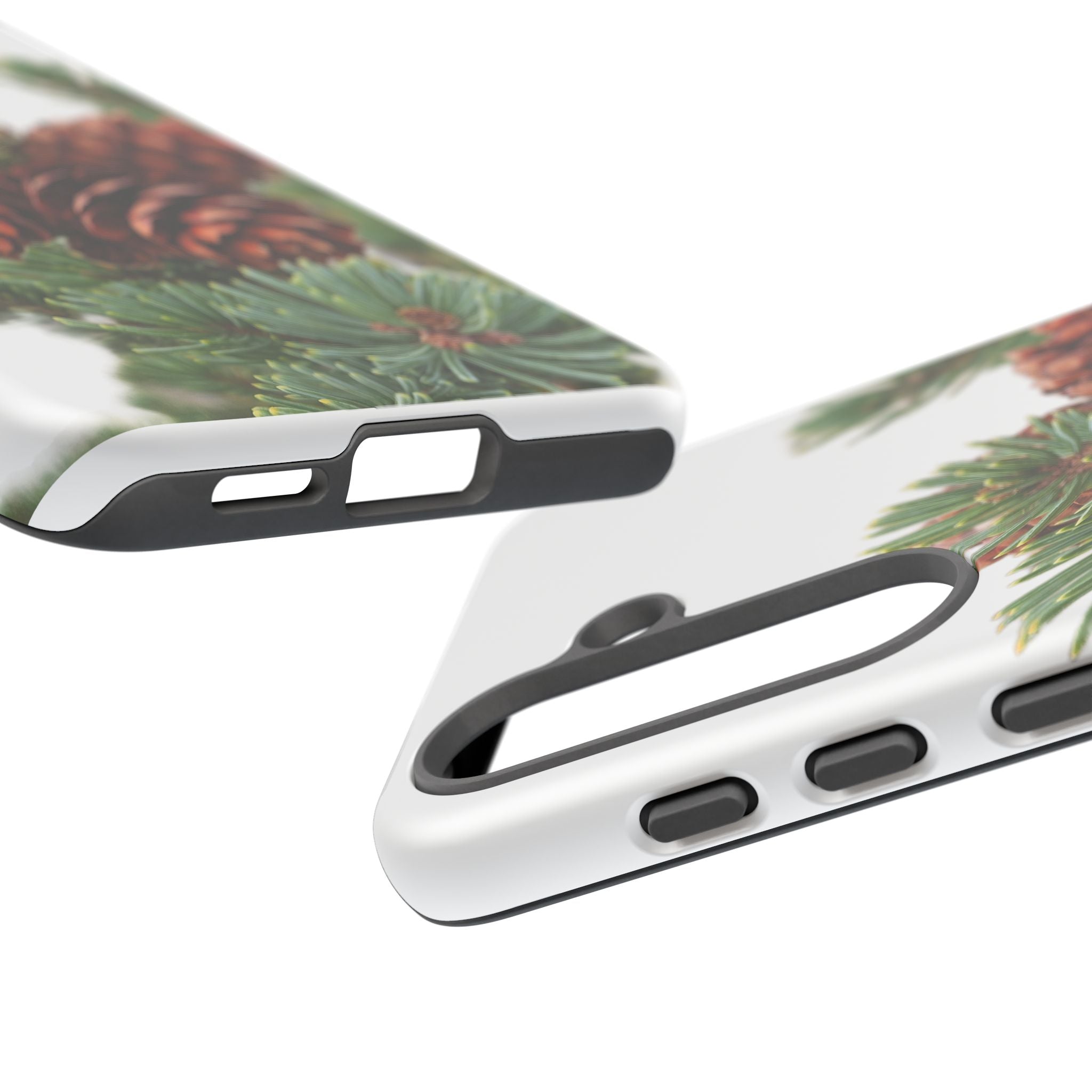 Pinecone Tough Phone Case — Protective Botanical Phone Cover