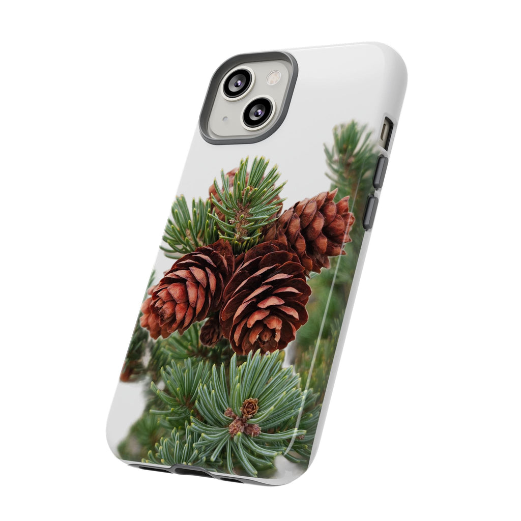 Pinecone Tough Phone Case — Protective Botanical Phone Cover