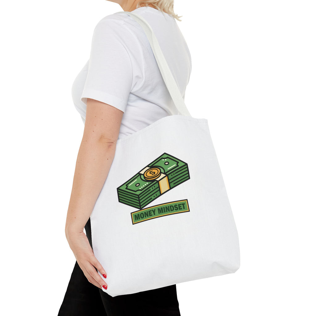 Money Mindset Tote Bag — Cash Stack Graphic Eco Shopper