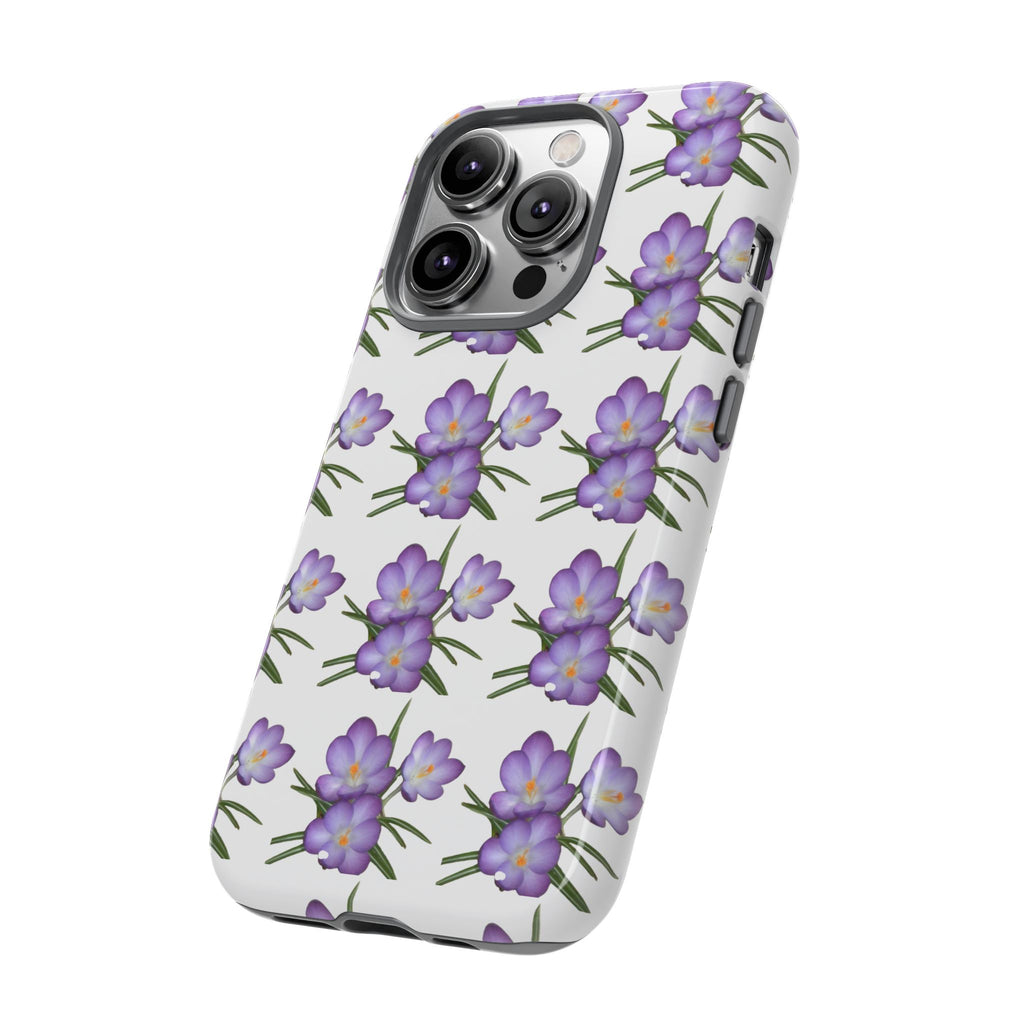 Tough Case — Purple Floral Phone Case