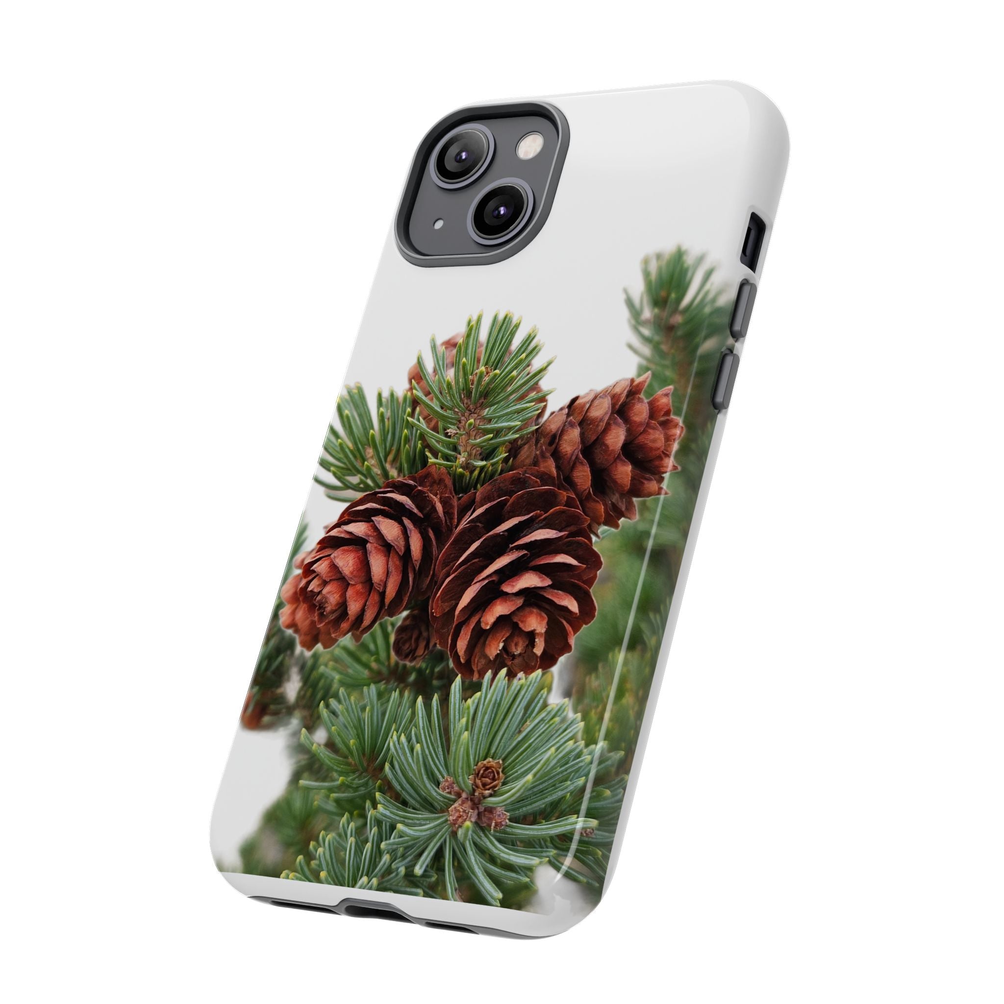 Pinecone Tough Phone Case — Protective Botanical Phone Cover