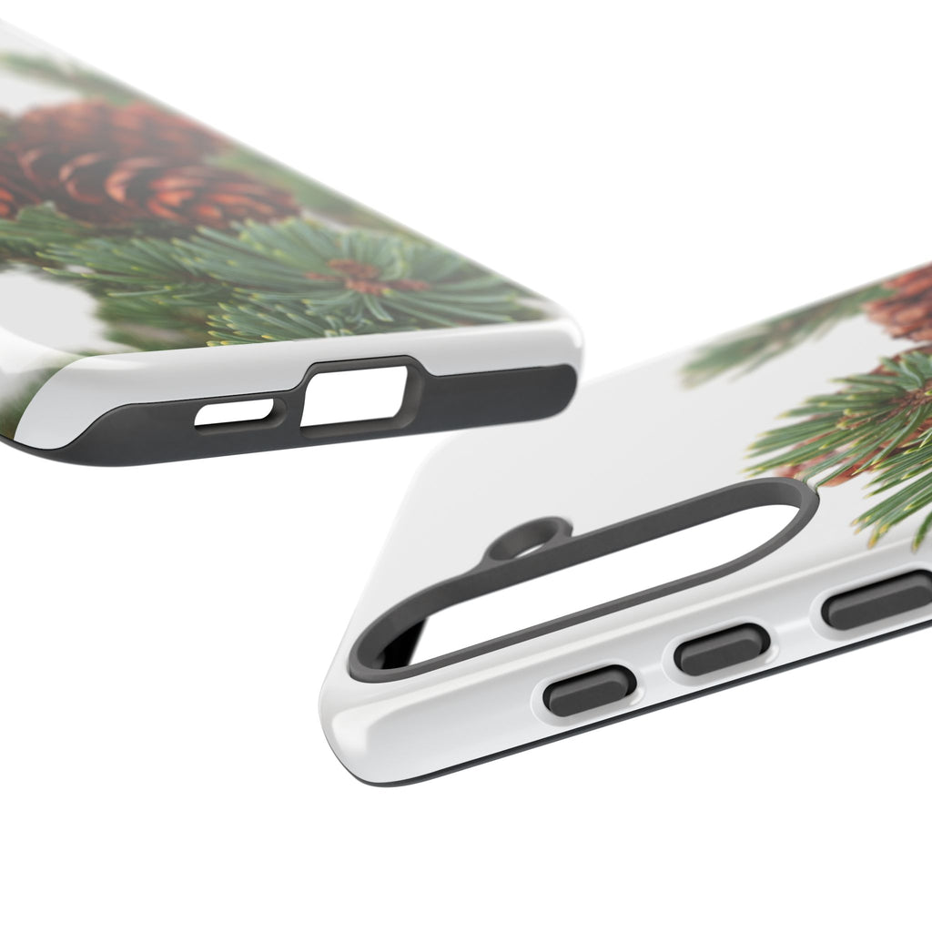 Pinecone Tough Phone Case — Protective Botanical Phone Cover