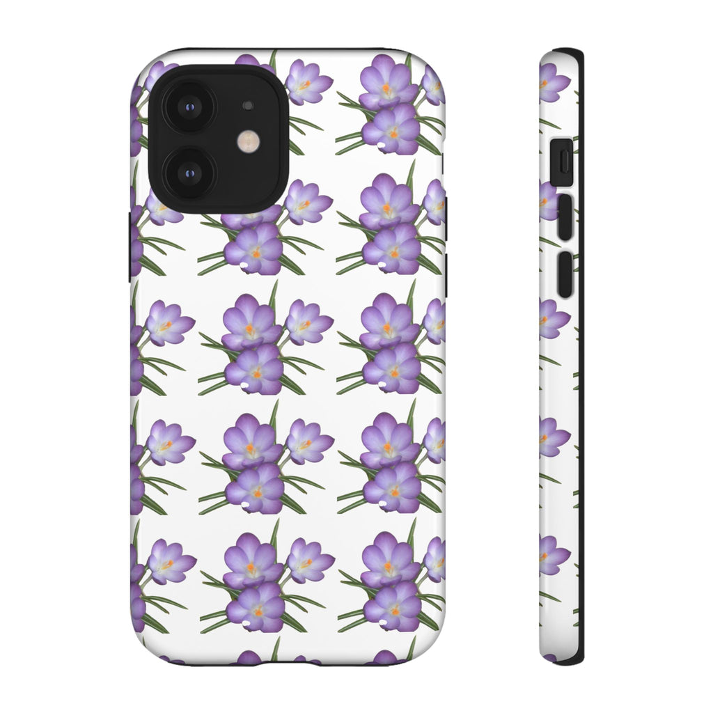 Tough Case — Purple Floral Phone Case