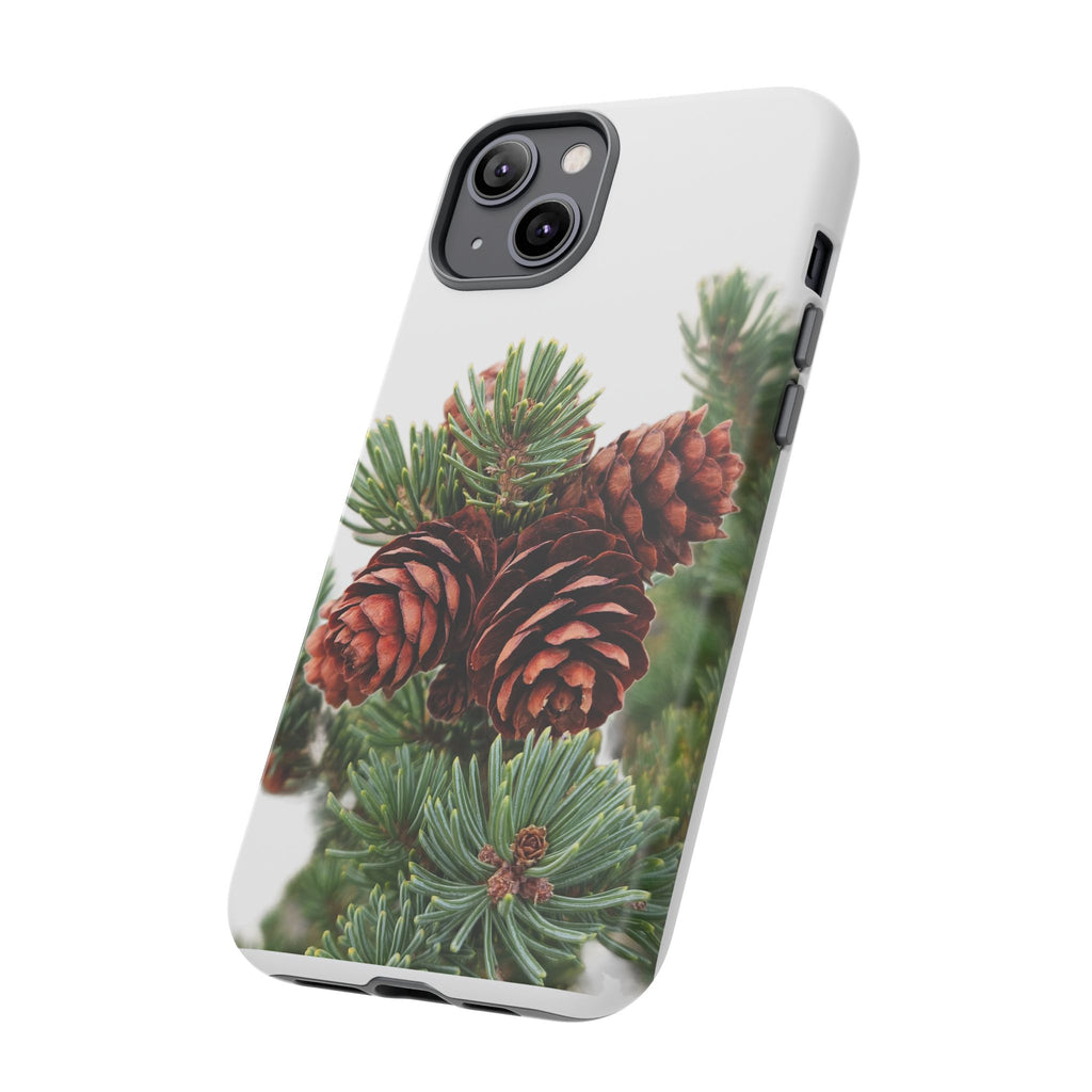Pinecone Tough Phone Case — Protective Botanical Phone Cover