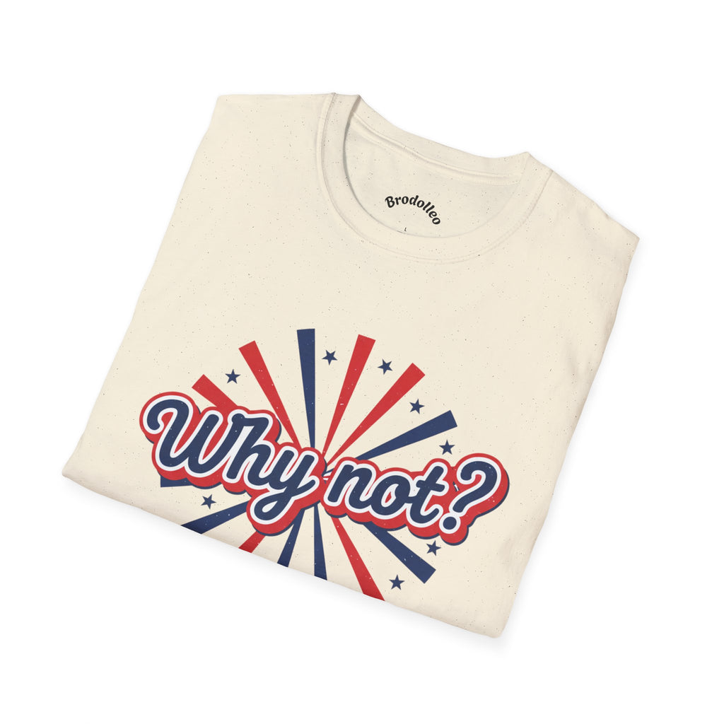 Why Not? Retro Firework Graphic T-Shirt