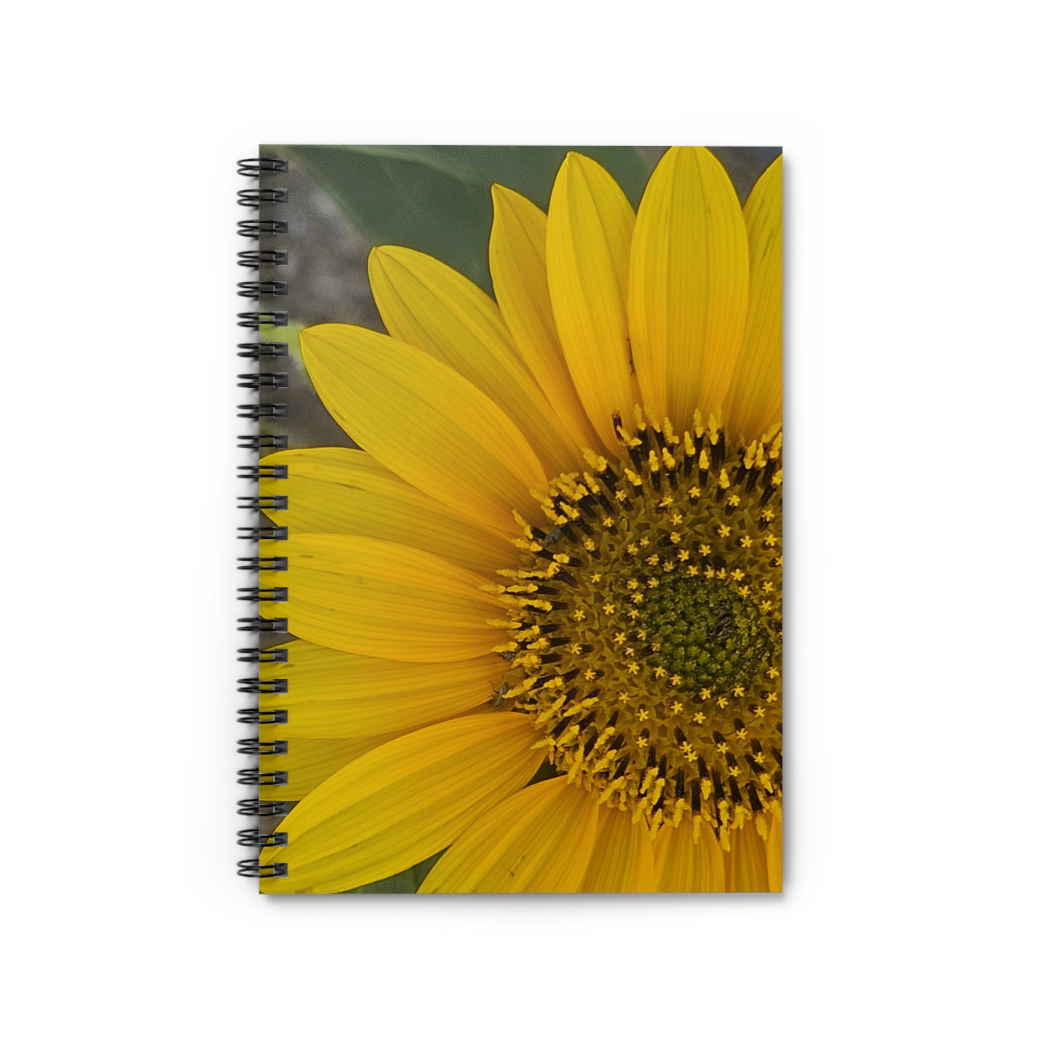 Sunflower Spiral Notebook — Ruled Journal for Notes & School
