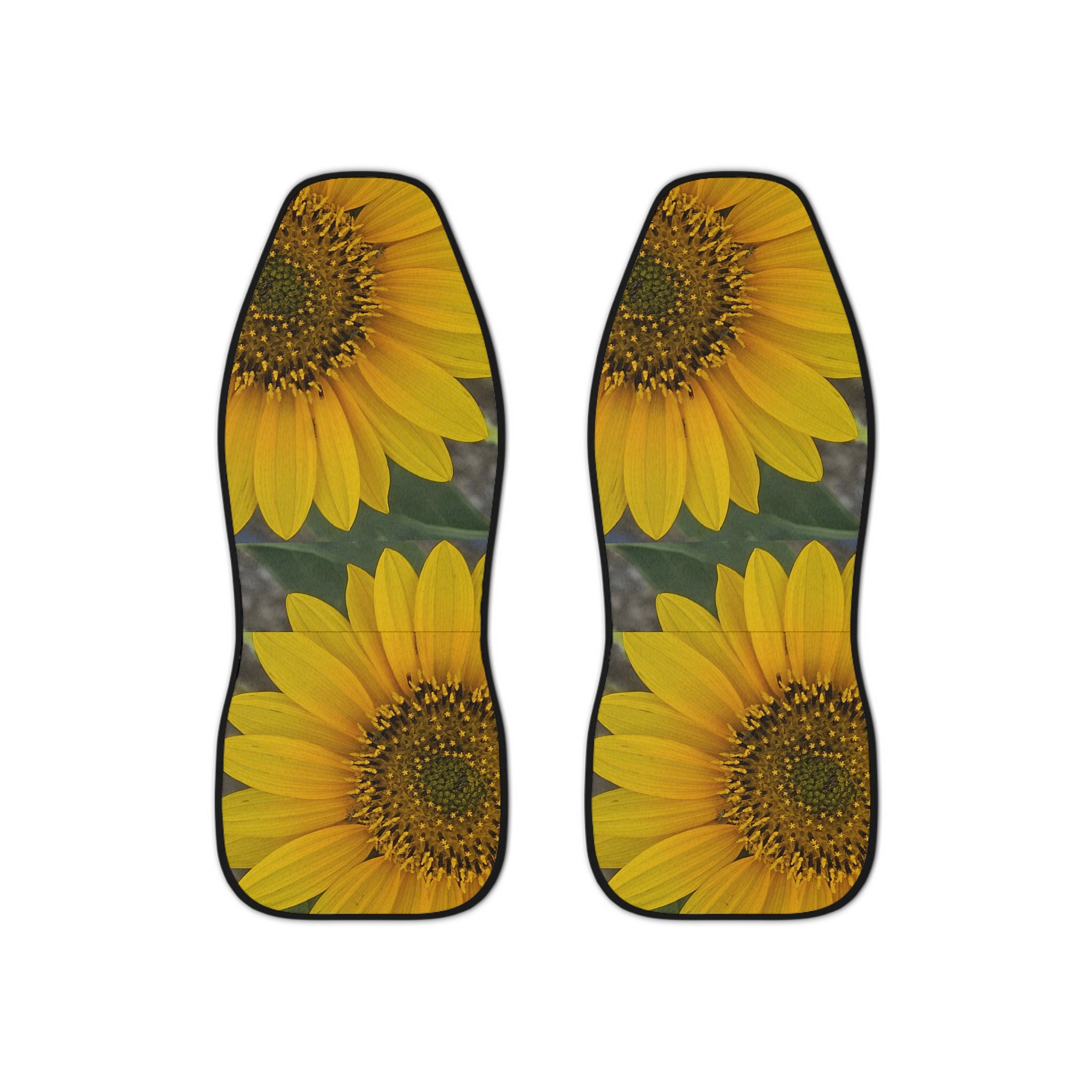 Sunflower Car Seat Covers — Bright Floral Auto Seat Protector