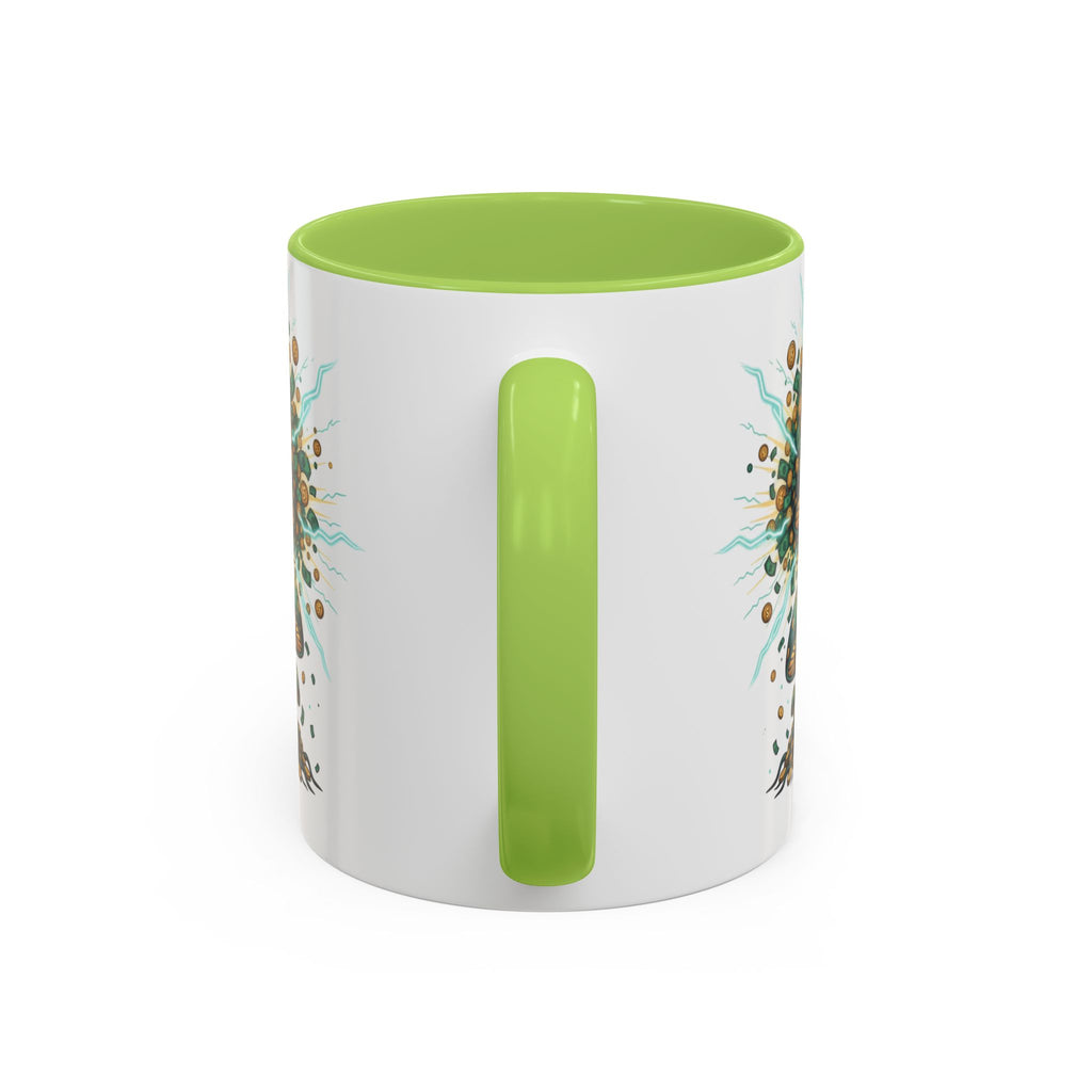 Accent Coffee Mug — 'Money Flows to Me Freely' Mushroom Abundance Design (11/15oz)