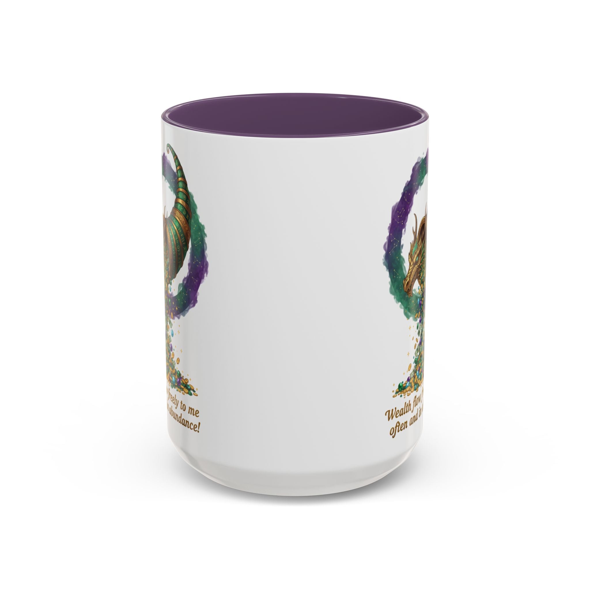 Cornucopia Wealth Coffee Mug — "Wealth flow freely to me often and in abundance!"