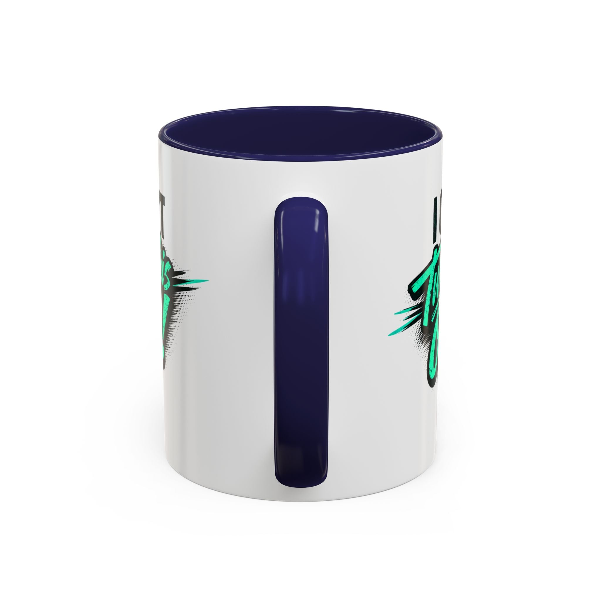 I Can't Turn This Off! Accent Coffee Mug — 11/15oz Inspirational Graphic Mug