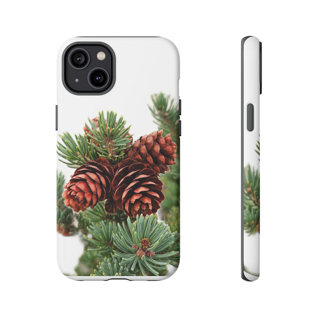 Pinecone Tough Phone Case — Protective Botanical Phone Cover