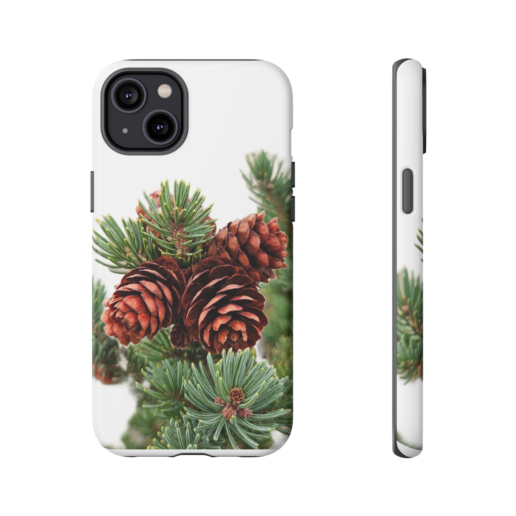 Pinecone Tough Phone Case — Protective Botanical Phone Cover