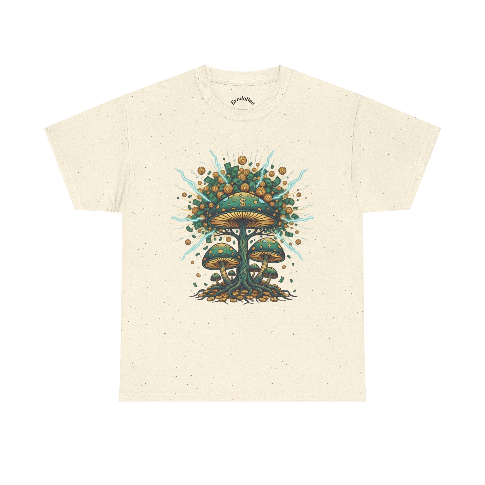 Mushroom Tree Graphic Tee — Psychedelic Nature Art T-Shirt