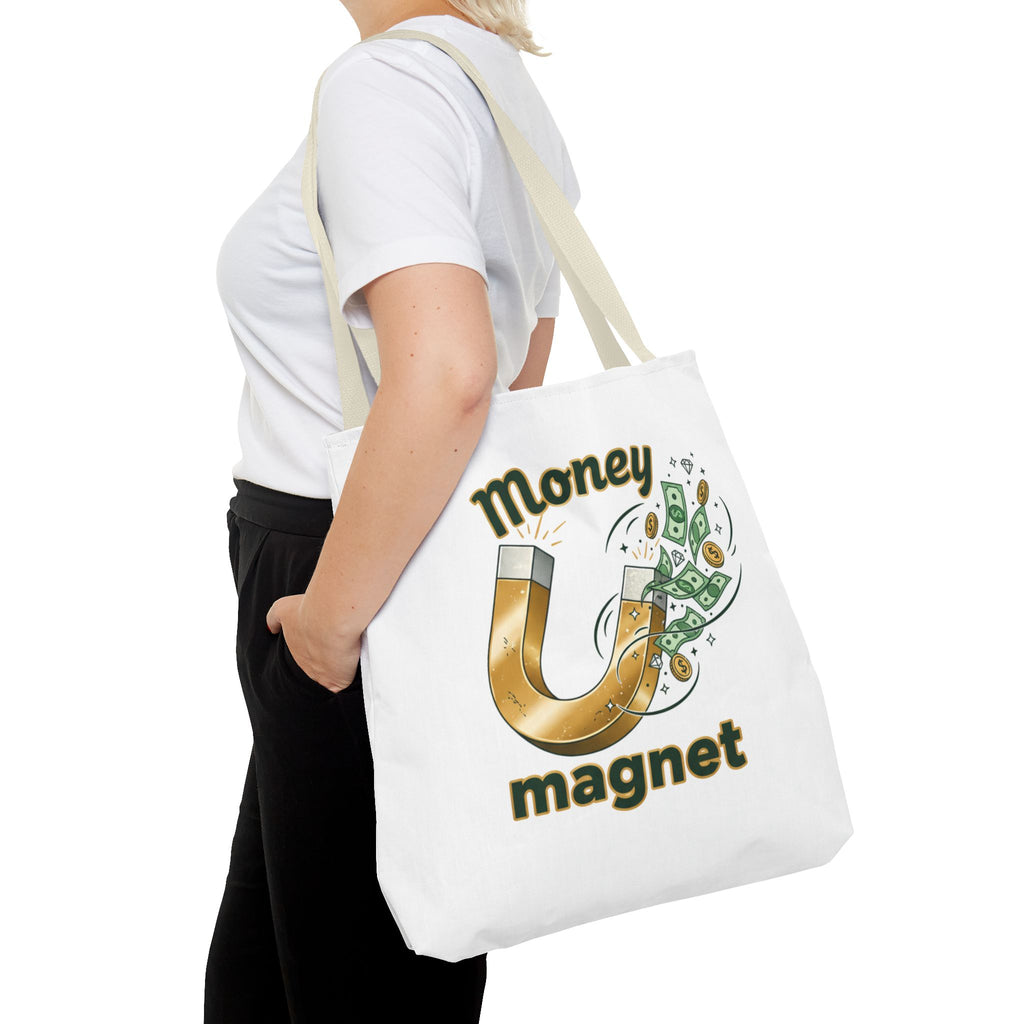 Money Magnet Tote Bag — Funny Luck & Wealth Shopping Tote
