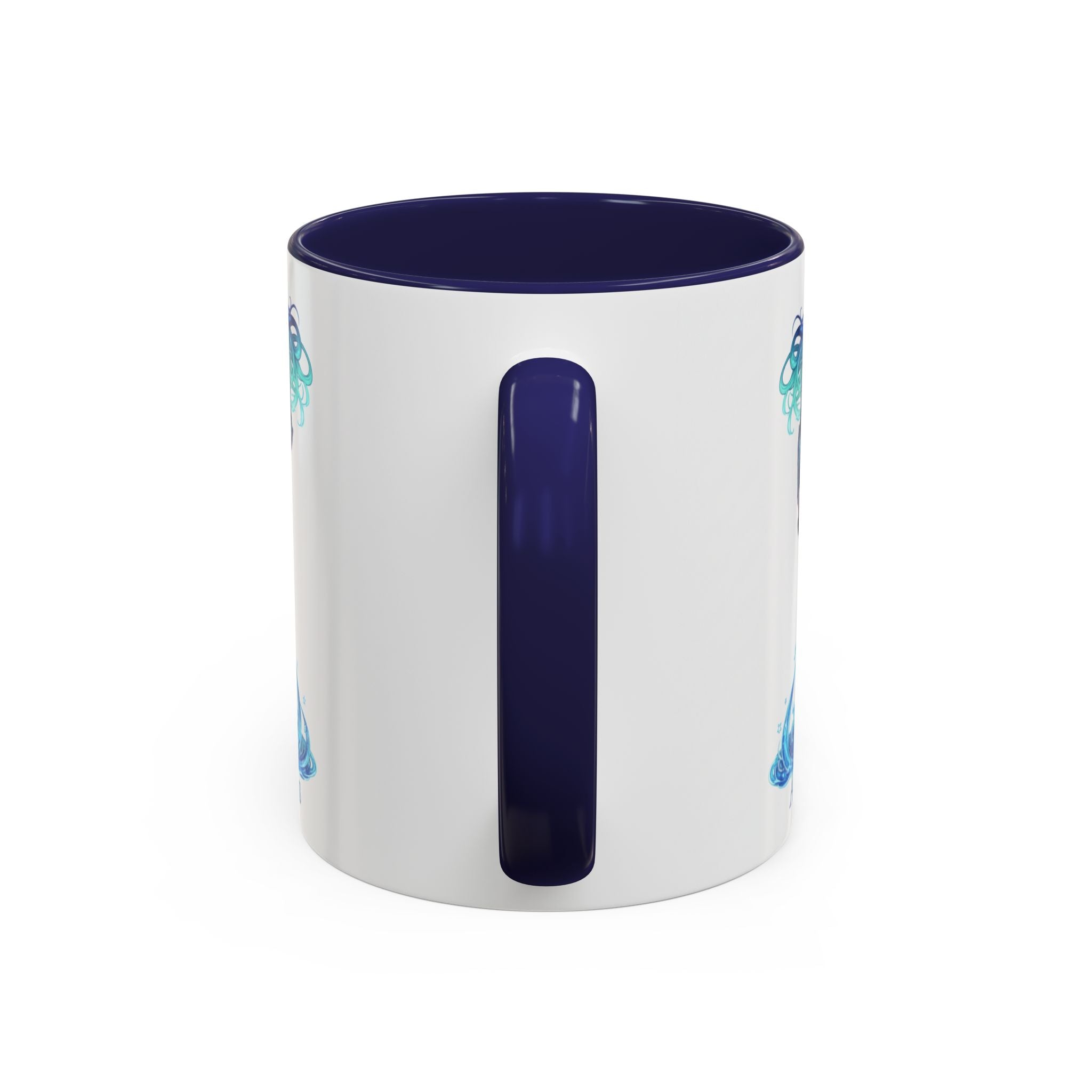 Aquarius Zodiac Coffee Mug — Water Bearer Astrology Accent Mug
