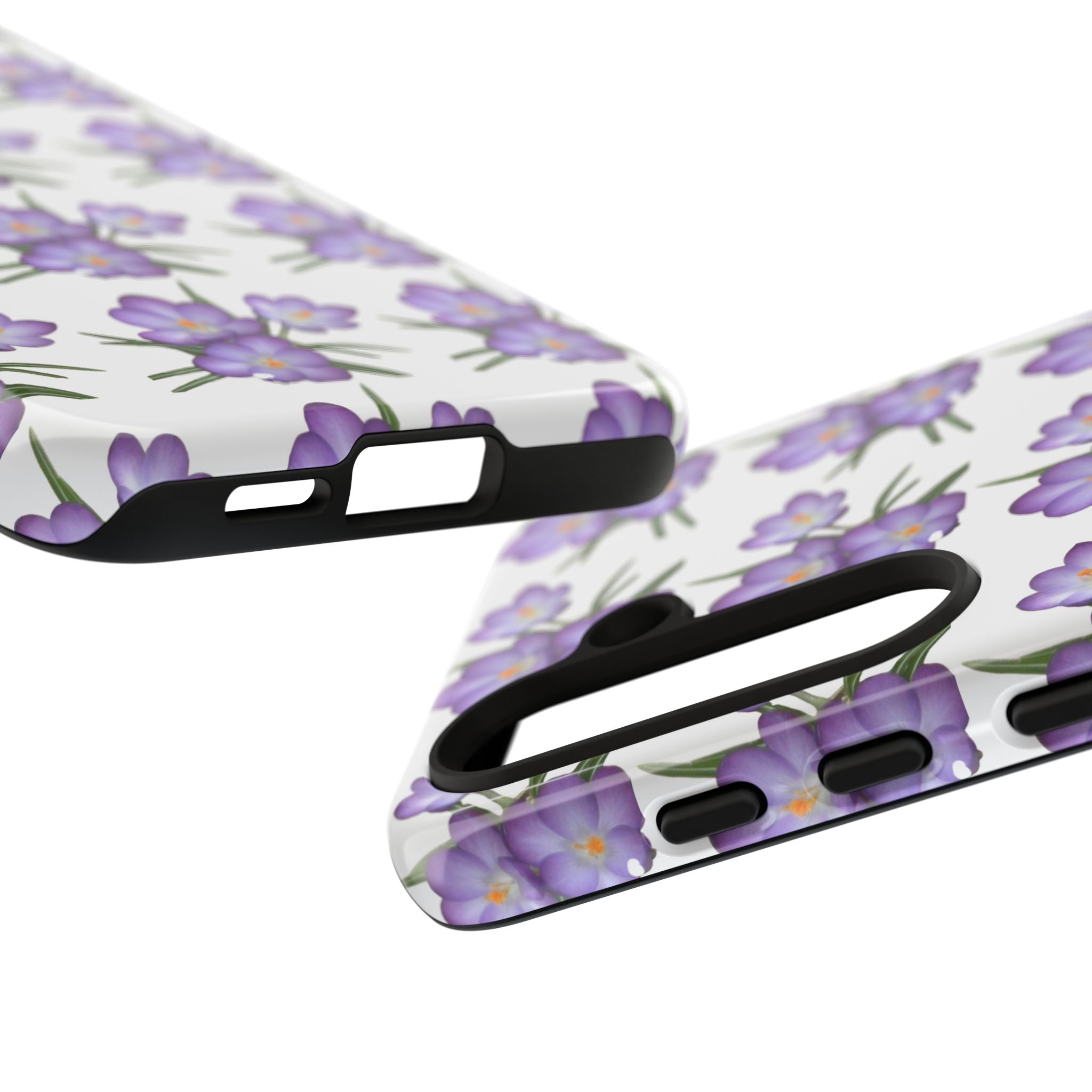 Tough Case — Purple Floral Phone Case