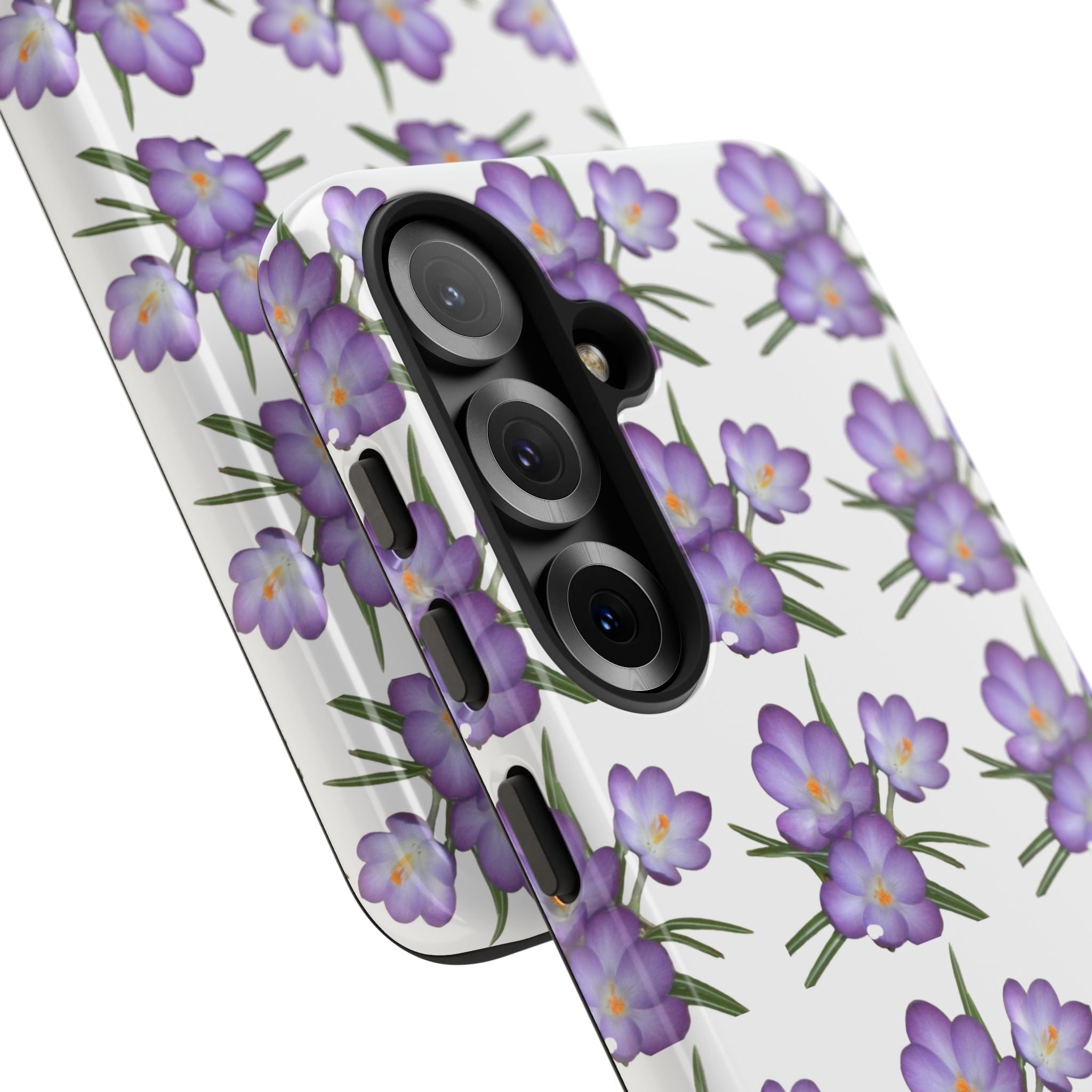Tough Case — Purple Floral Phone Case
