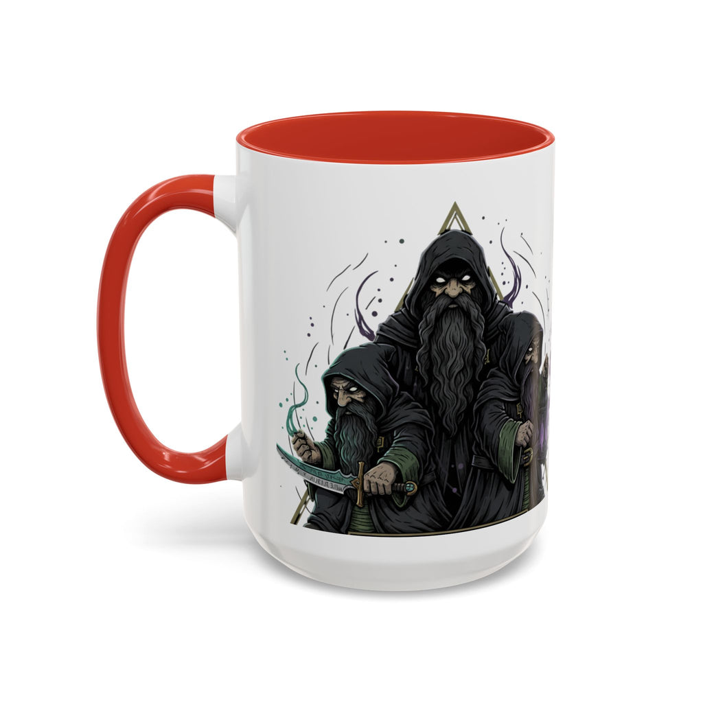 Grim Sorcerer Accent Coffee Mug – Witchy Wizard Magic 11/15oz