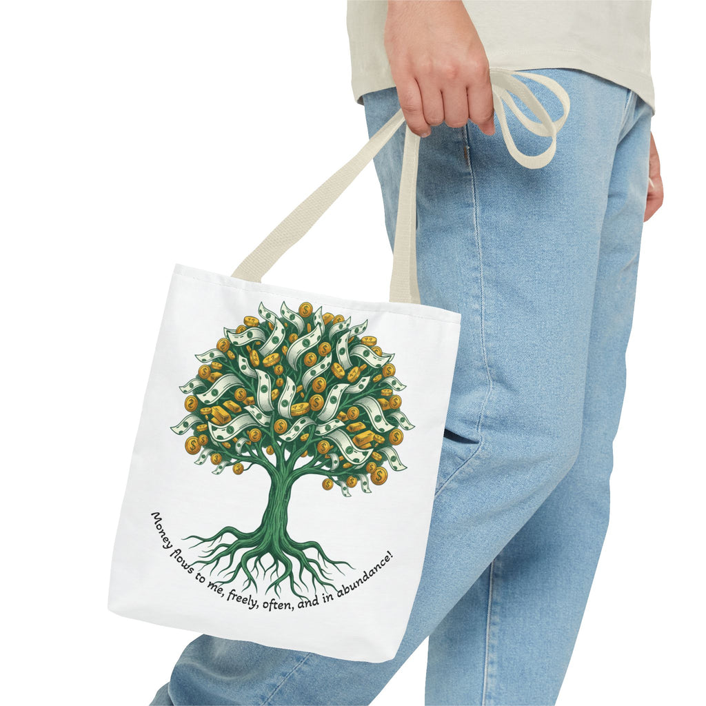 Money Tree Tote Bag — Illustrated Cash Tree Eco Shopper