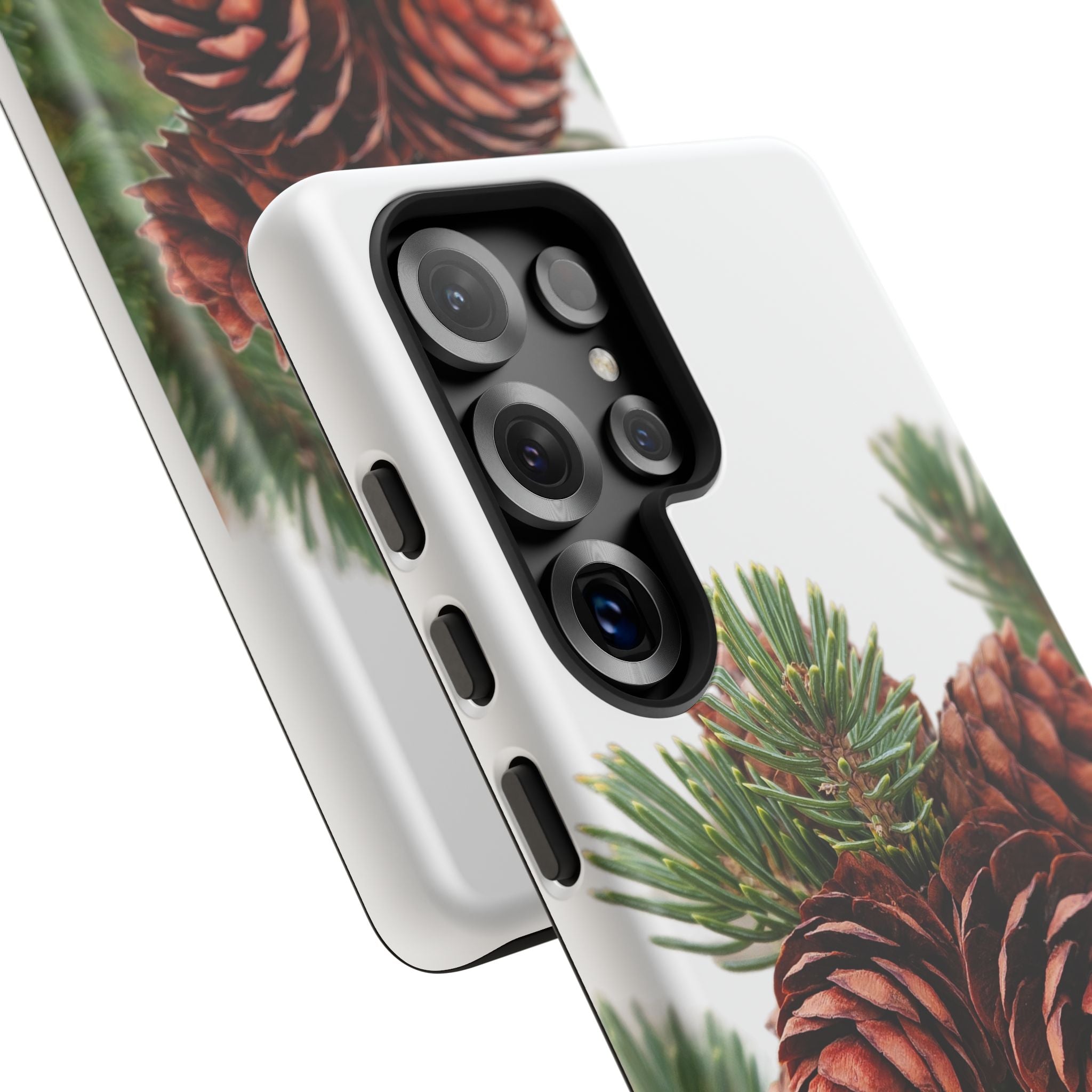 Pinecone Tough Phone Case — Protective Botanical Phone Cover