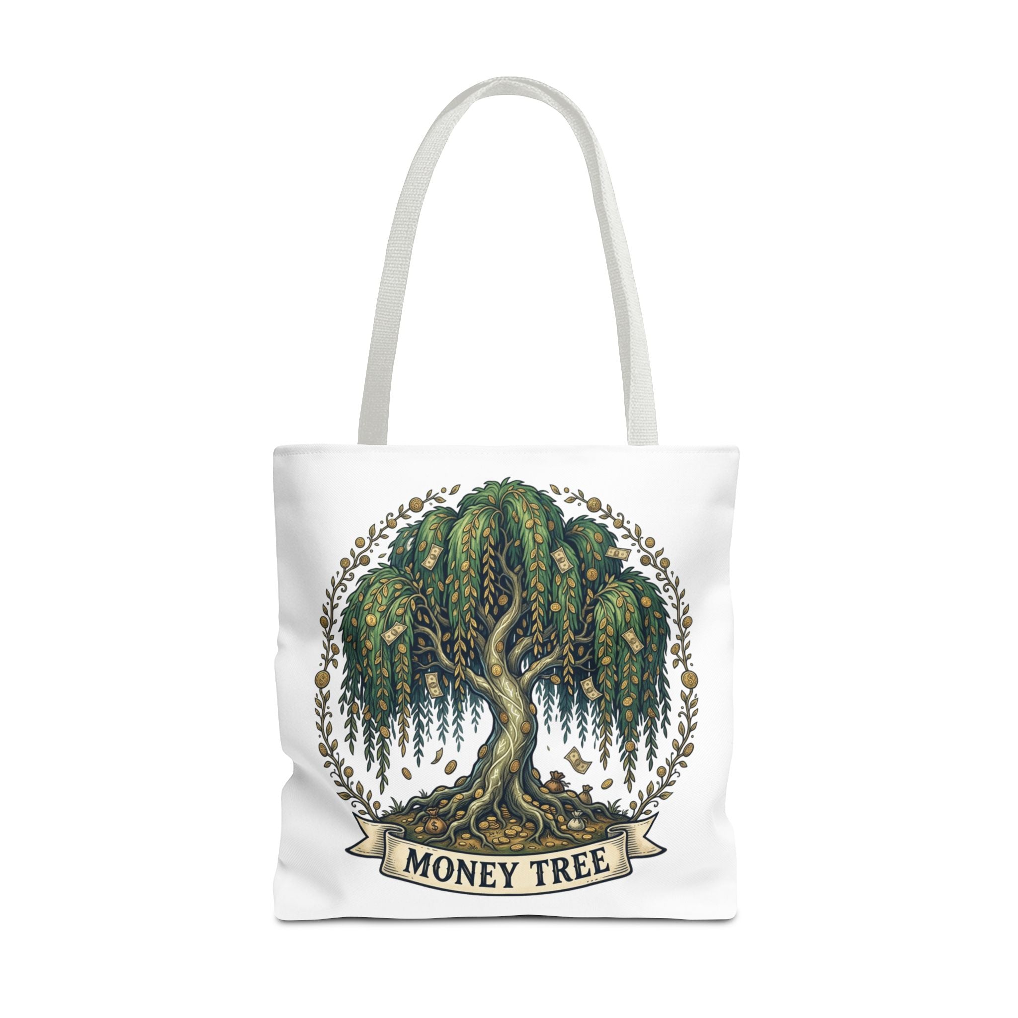 Money Tree Tote Bag — Decorative Prosperity Market Tote