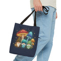 Mushroom Gnome Tote Bag — Whimsical Forest Fairycore AOP Tote