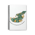 Money Flow Spiral Notebook — Affirmation Ruled Journal for Abundance & Finance Goals