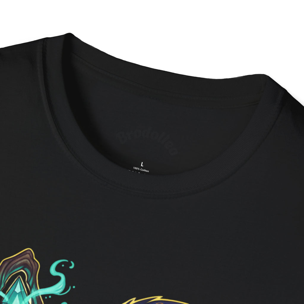 Mage Penguin Graphic T-Shirt — Cute Fantasy Wizard Penguin Tee
