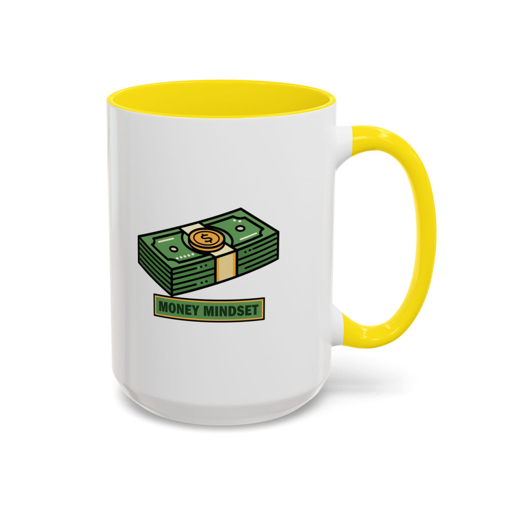Money Mindset Coffee Mug — Stack of Cash Accent Mug (11/15oz)