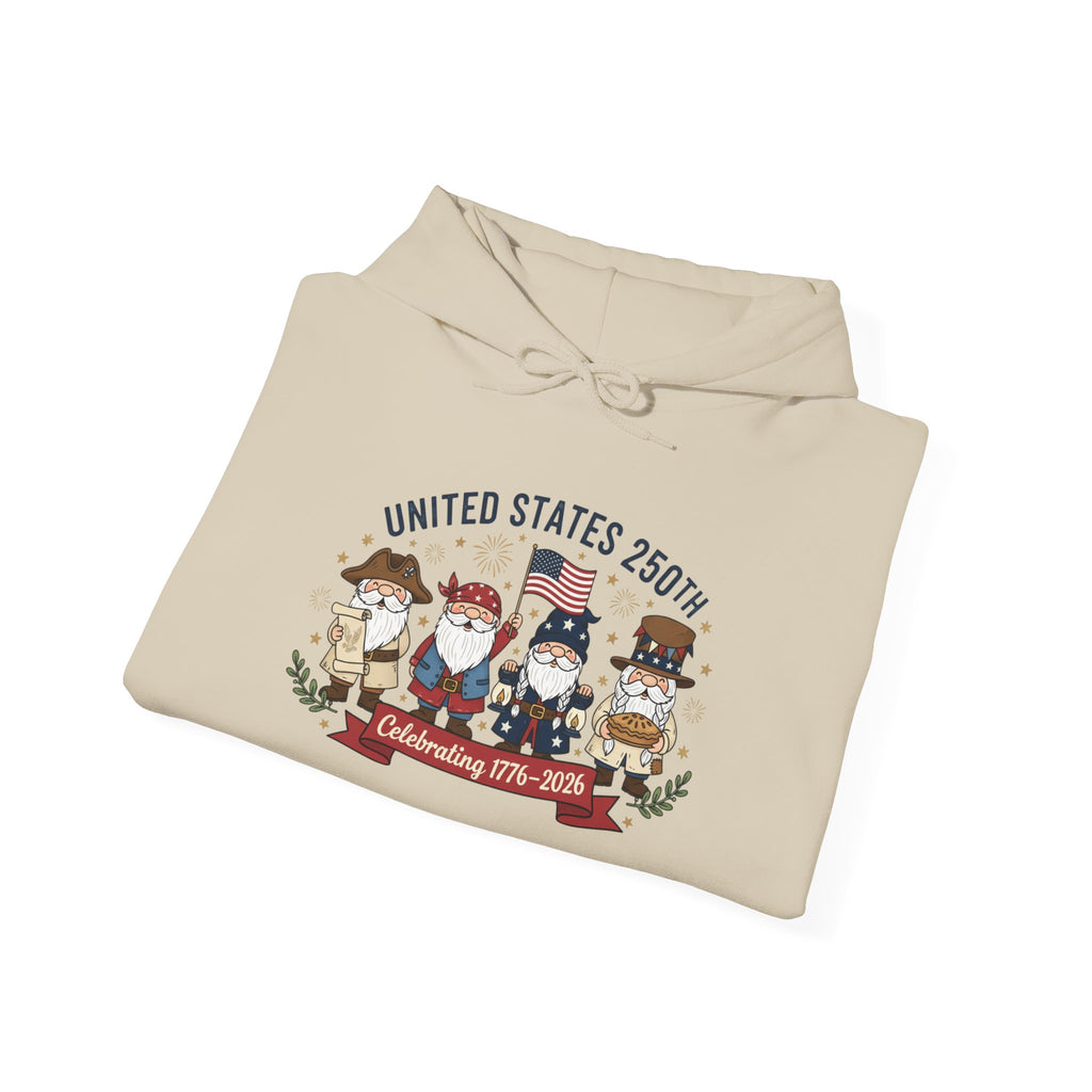 Hoodie — "United States 250th" Colonial Characters Anniversary Pullover