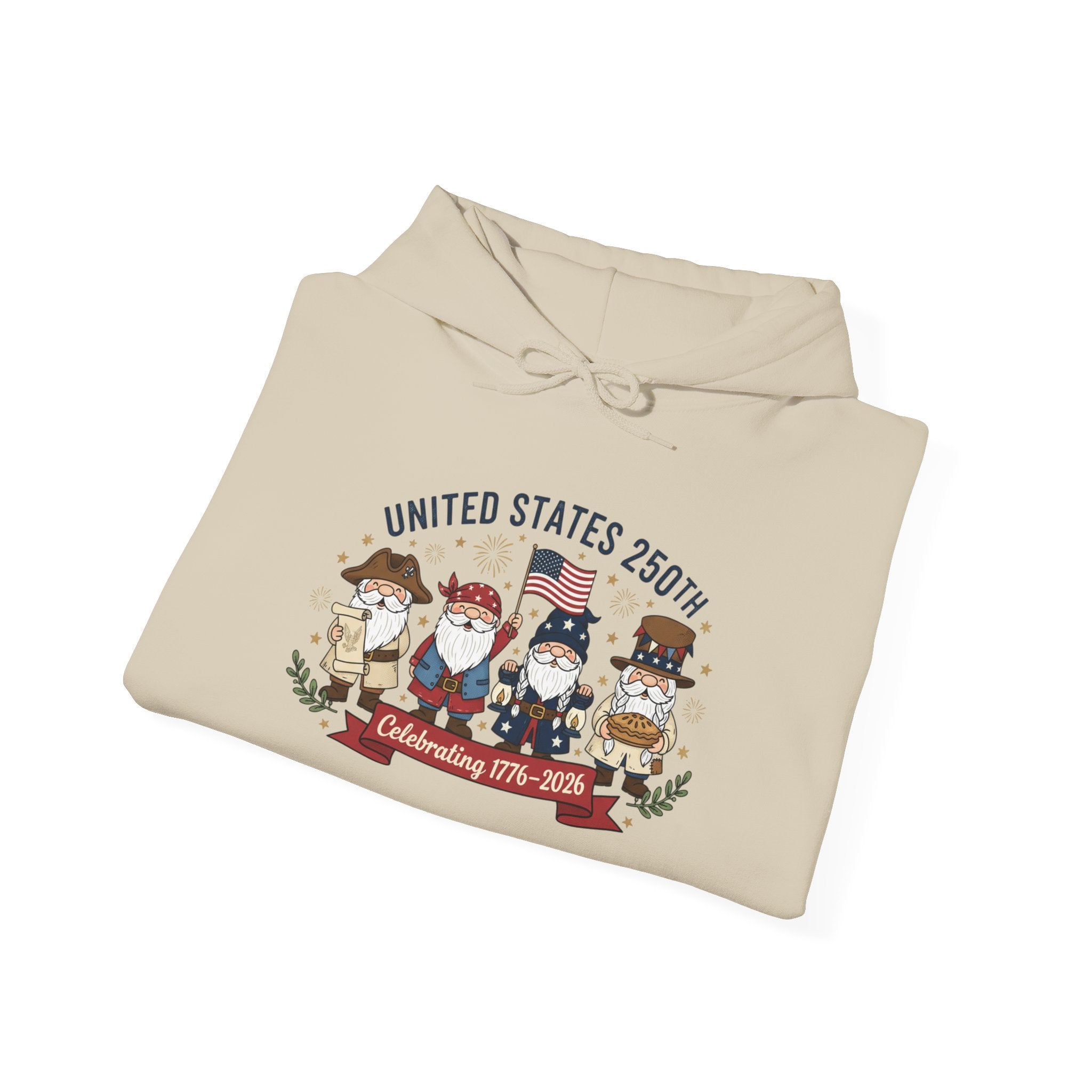 Hoodie — "United States 250th" Colonial Characters Anniversary Pullover