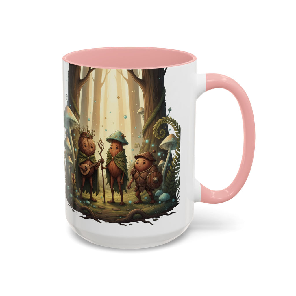 Whimsical Forest Mushroom Mug — Cute Woodland Gnome Coffee Cup