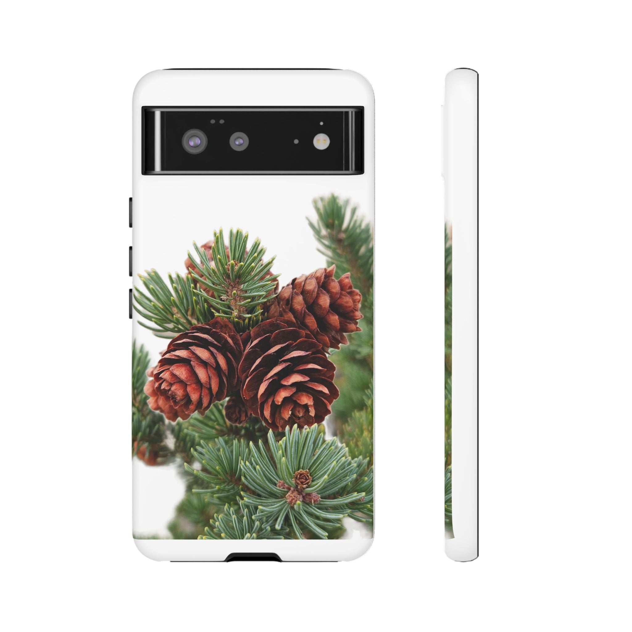 Pinecone Tough Phone Case — Protective Botanical Phone Cover