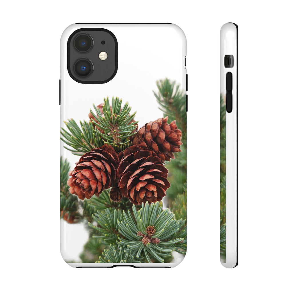 Pinecone Tough Phone Case — Protective Botanical Phone Cover