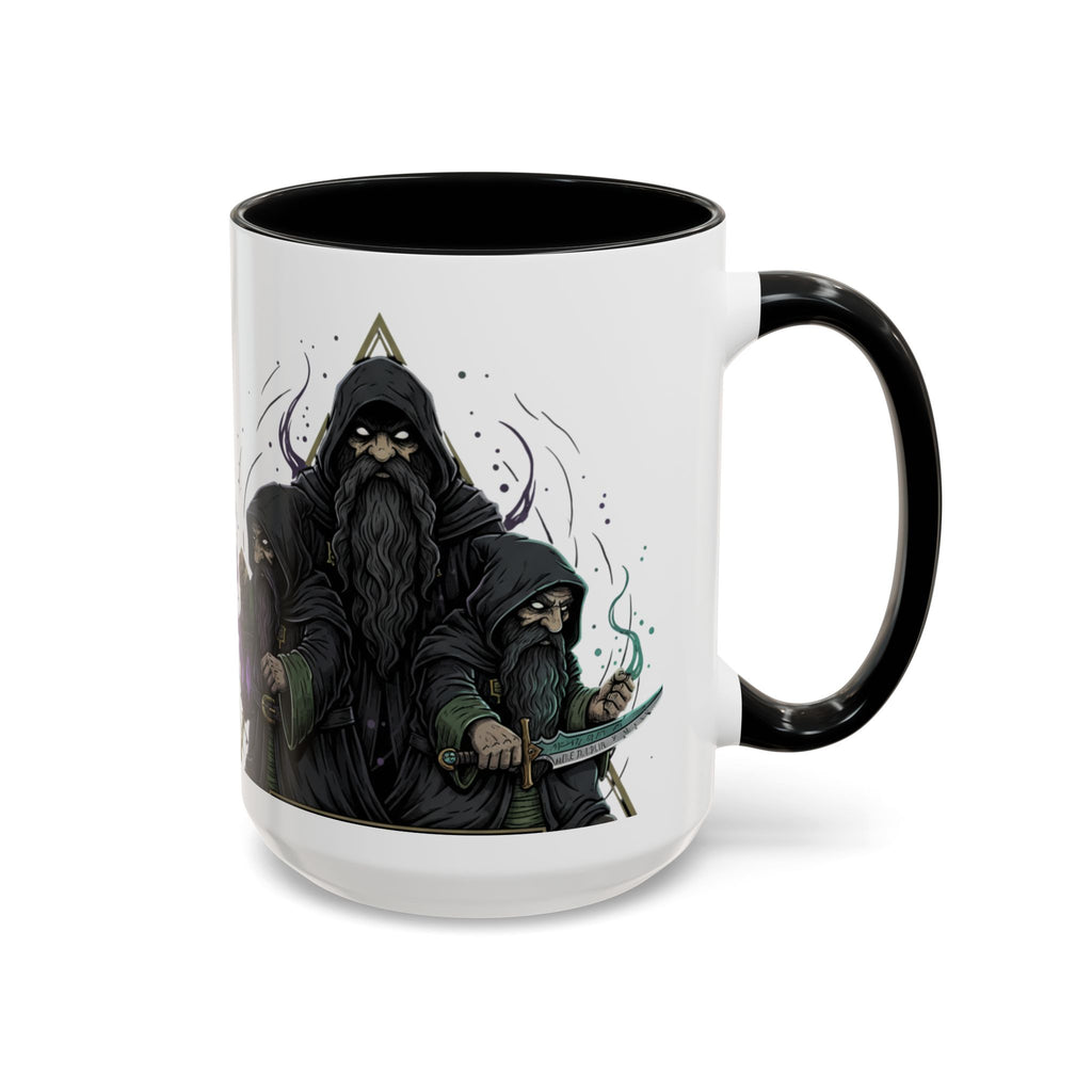 Grim Sorcerer Accent Coffee Mug – Witchy Wizard Magic 11/15oz