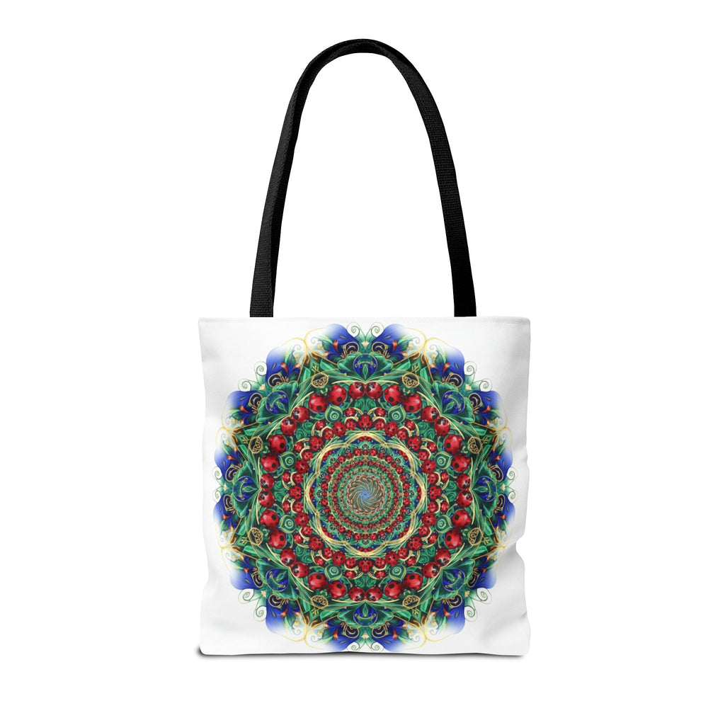 Bohemian Kaleidoscope Tote Bag — Colorful Mandala AOP Beach & Market Tote