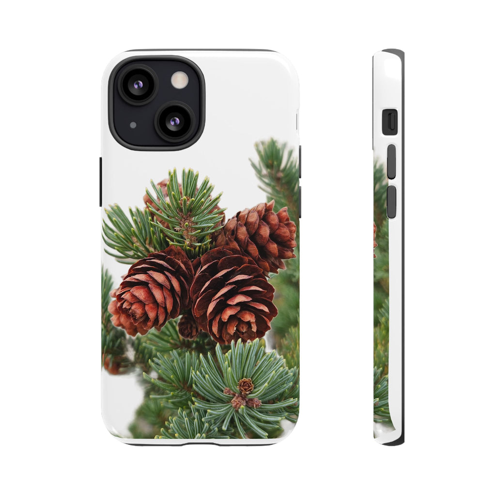 Pinecone Tough Phone Case — Protective Botanical Phone Cover