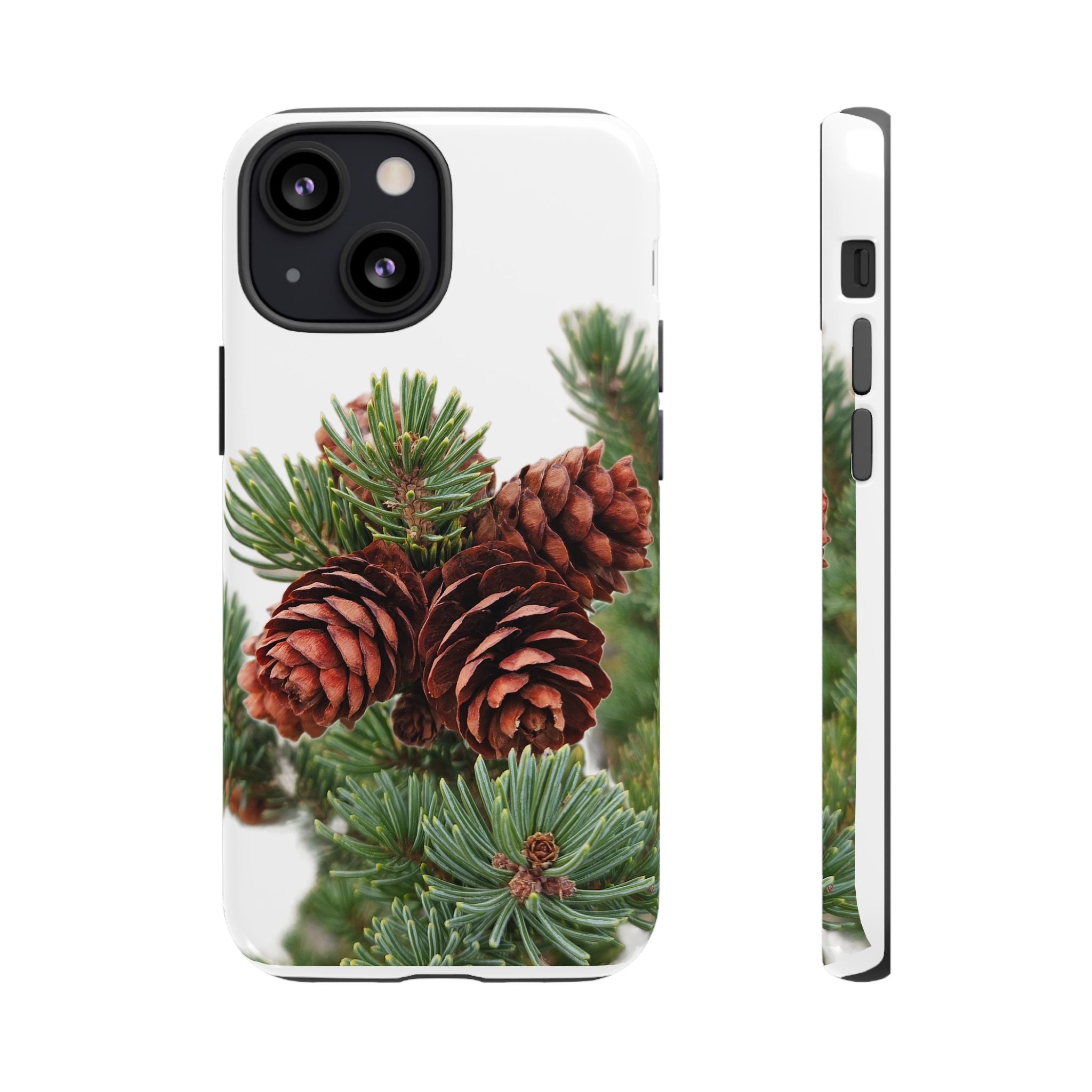Pinecone Tough Phone Case — Protective Botanical Phone Cover