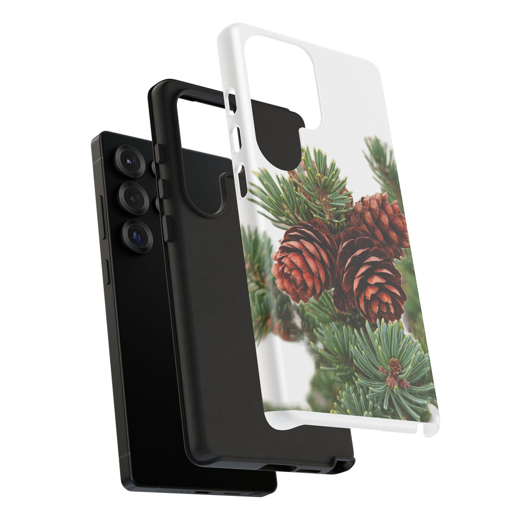Pinecone Tough Phone Case — Protective Botanical Phone Cover