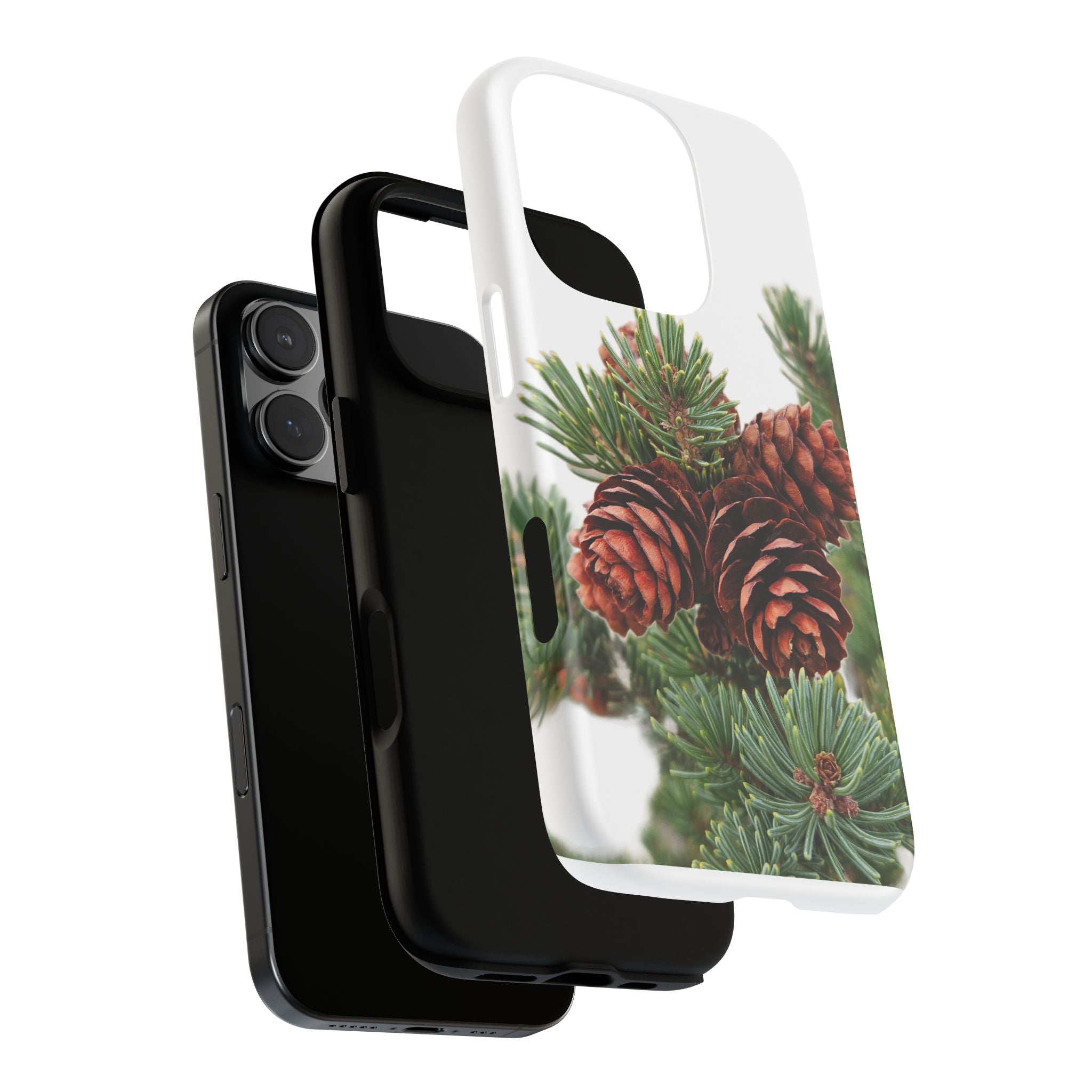 Pinecone Tough Phone Case — Protective Botanical Phone Cover