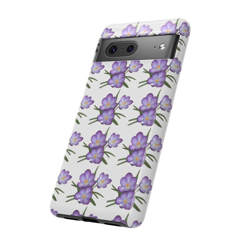 Tough Case — Purple Floral Phone Case
