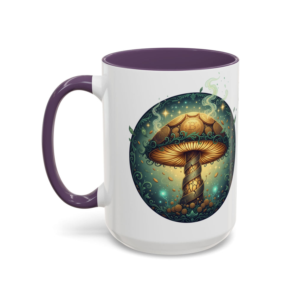 Mushroom Alchemy Coffee Mug — "Money flows to me freely, given, and in abundance" (11/15oz)