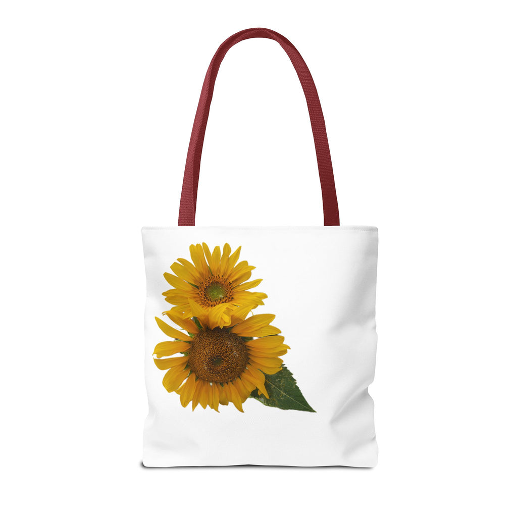 Sunflower Tote Bag — Bright Floral All-Over Print Shopping Tote