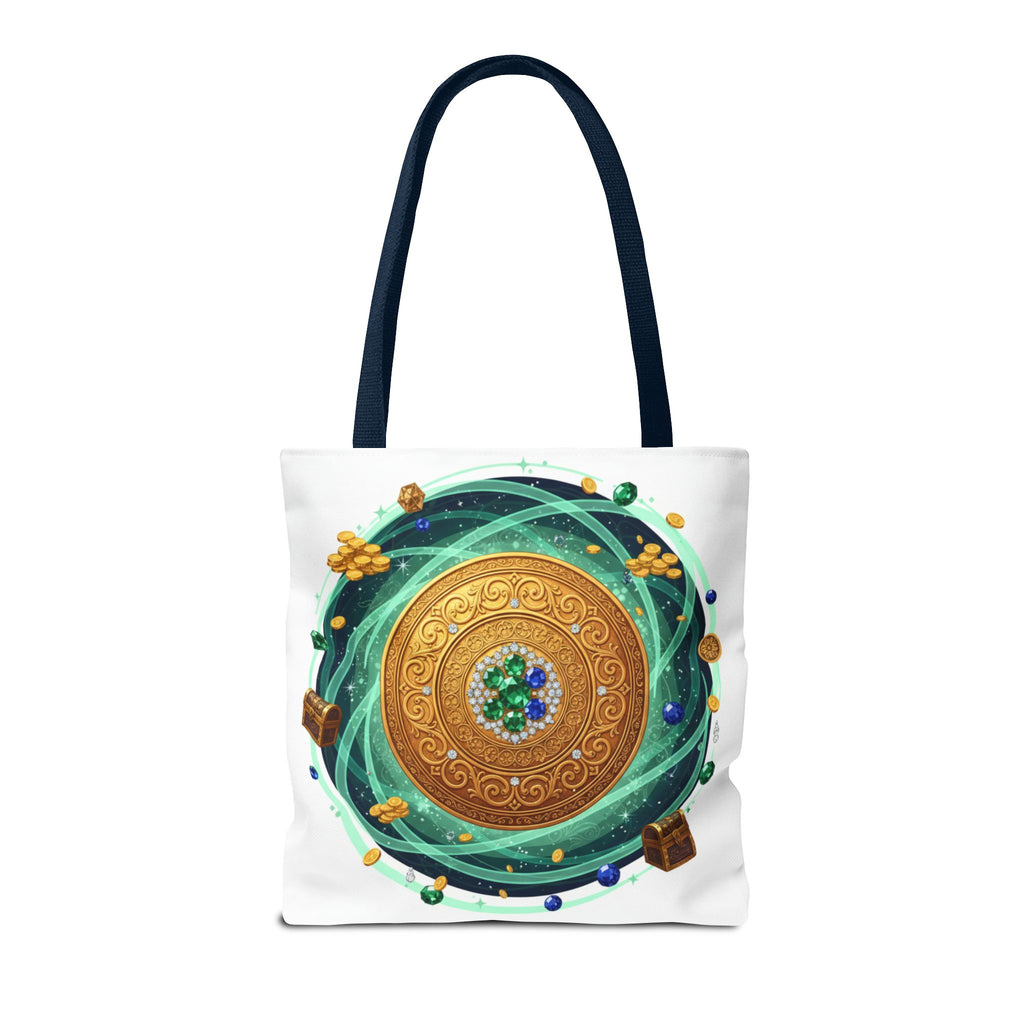 Tote Bag — Celtic Gold Shield Mandala Print Tote